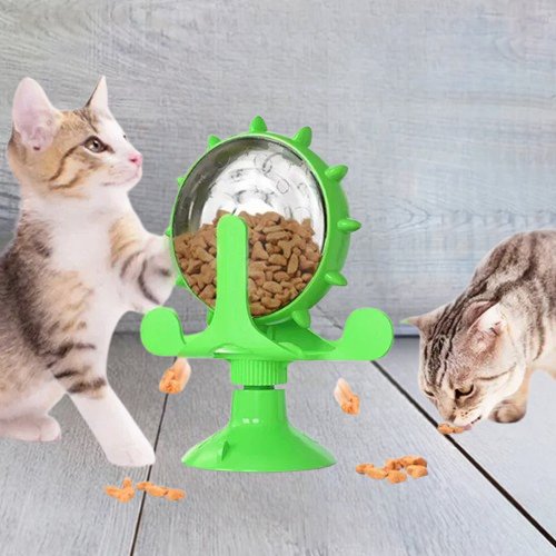 JOUET DISTRIBUTEUR DE CROQUETTES POUR CHAT | WHEELSCAT™ - Leschamour