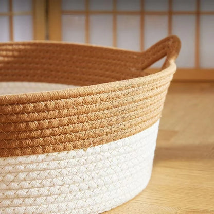 PANIER CHAT OSIER | ROTIN TISSÉ MAIN