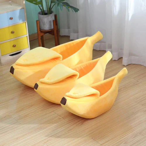 niche-pour-chat-banane-ergonomique