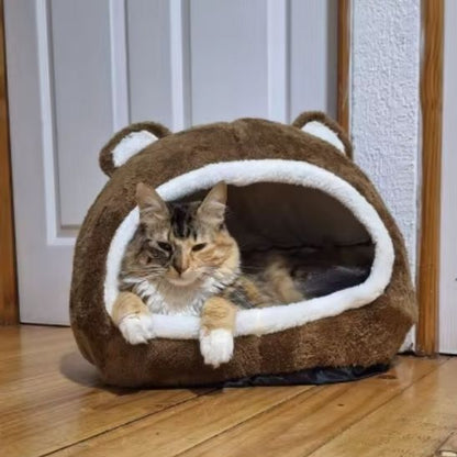niche-pour-chat-ourson-confortable