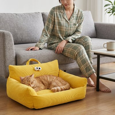 Panier original pour chat antidérapant