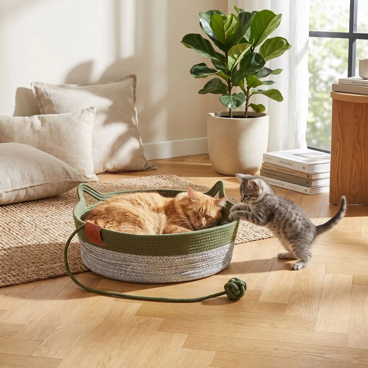 PANIER OSIER CHAT | ARTISANAL JAPONAIS - Leschamour