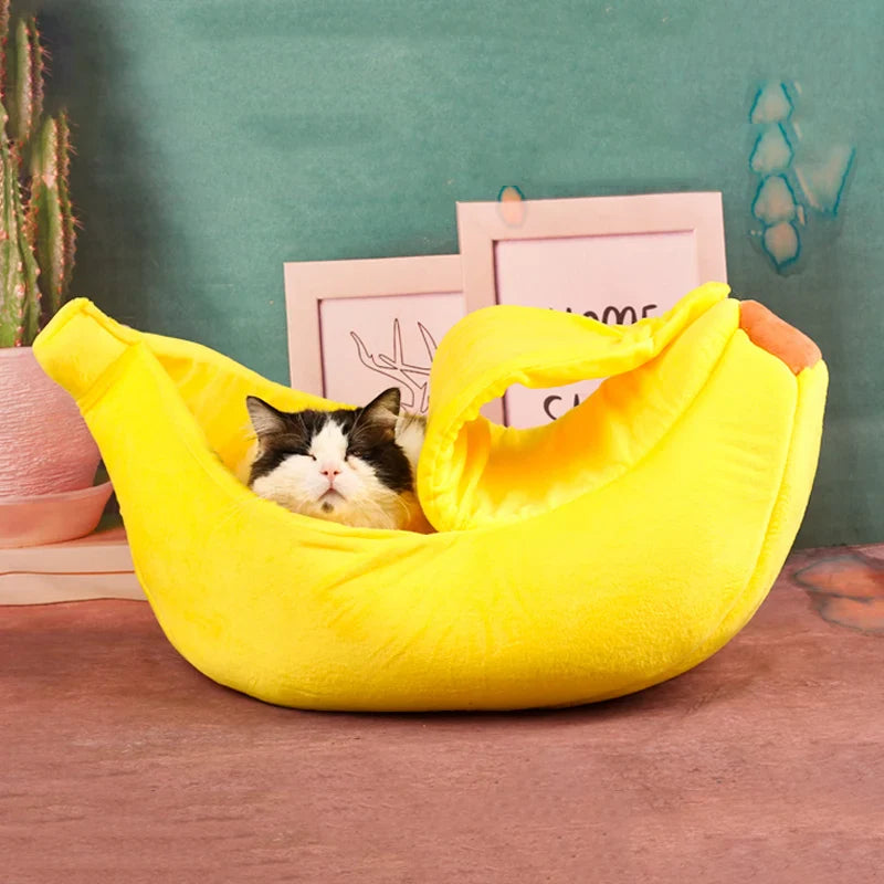 panier-pour-chat-banane-confortable