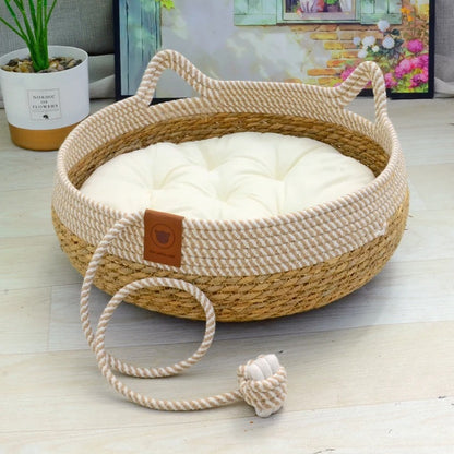 panier-pour-chat-en-osier-crème
