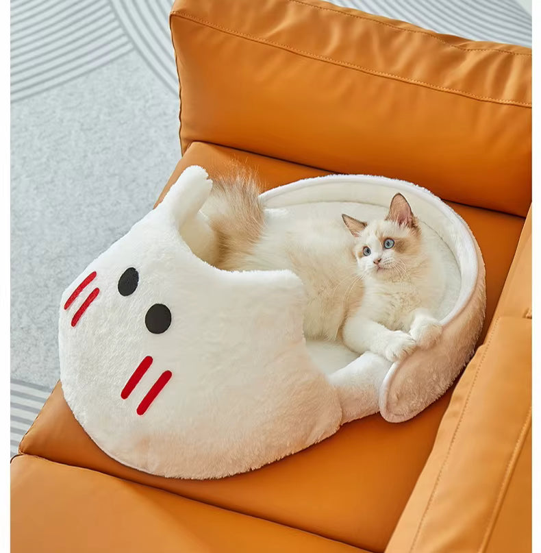 panier pour chat original chausson moelleux