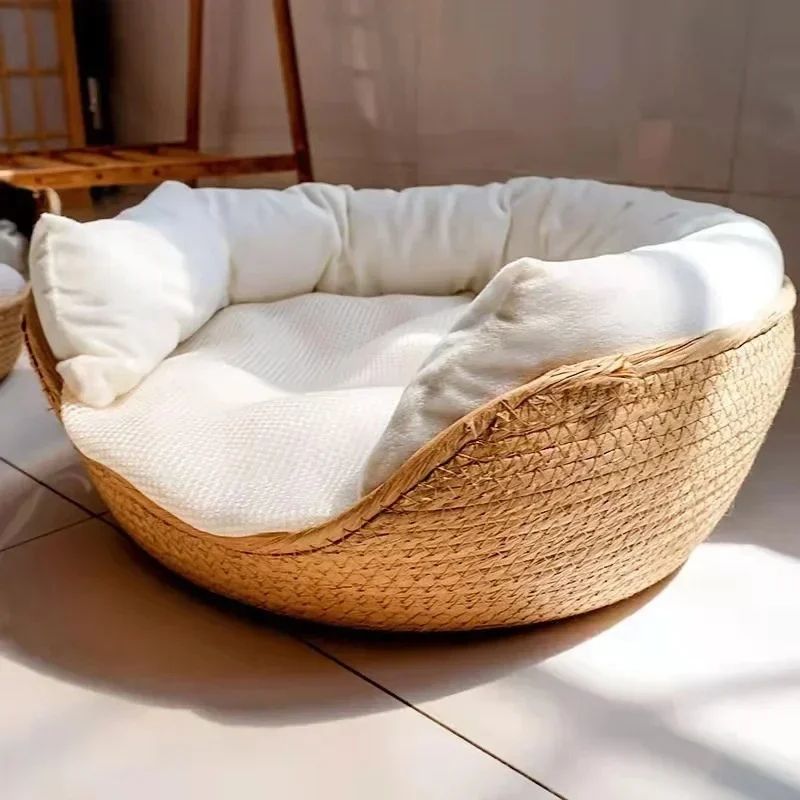 PANIER POUR CHATON | EN BAMBOU TISSÉ