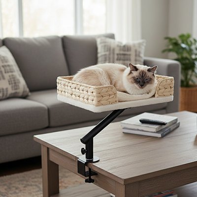 PANIER SUSPENDU CHAT | EN OSIER - Leschamour