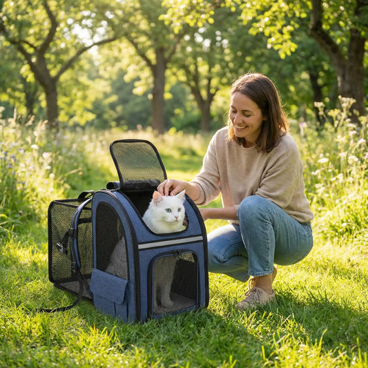 Sac a dos chat extensible randonnée