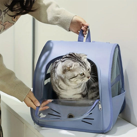 sac a dos chat respirant et pliable léger