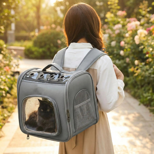 sac à dos de transport chat voyage ergonomique
