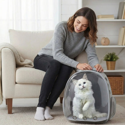 Sac à dos pour Chat bulle pratique