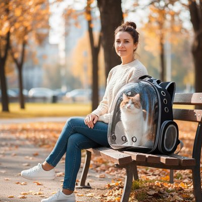 Sac à dos pour Chat bulle promenade