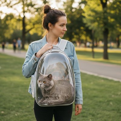 Sac à dos pour Chat bulle sécurisé