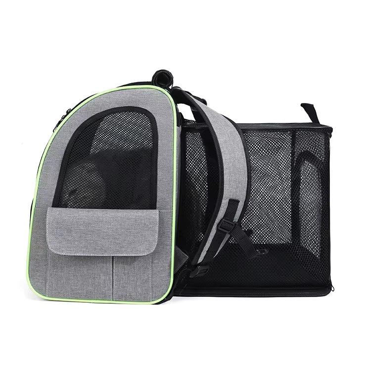 sac à dos pour chat randonnée extensible anti fugue