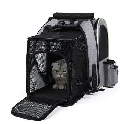 sac à dos pour chat randonnée extensible pliable