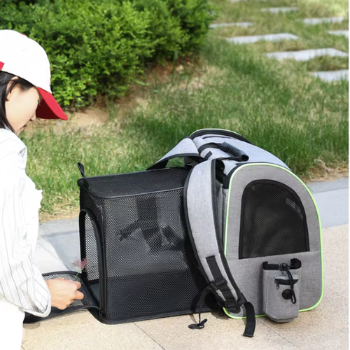sac à dos pour chat randonnée extensible sécurisé