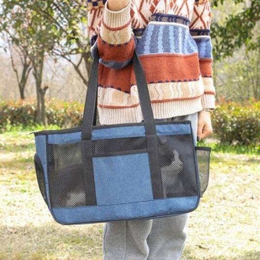 sac-de-transport-chat-bleu