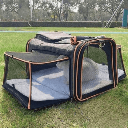 sac de transport pour chats xxl orange