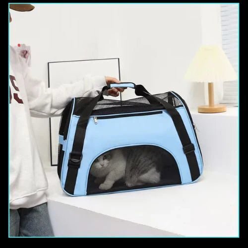 SAC DE VOYAGE CHAT | AVEC BANDOULIÈRE - Leschamour