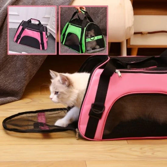 SAC DE VOYAGE CHAT | AVEC BANDOULIÈRE