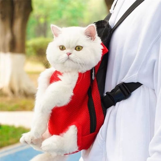 SAC POUR CHAT | EN MAILLE RESPIRANTE - Leschamour