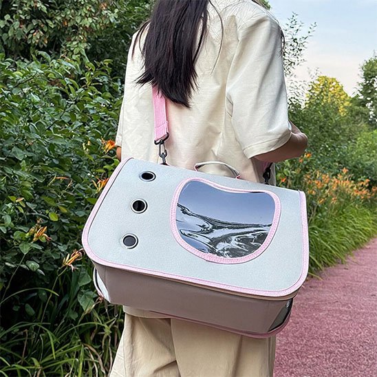 Sac transport chat​ bandouliere léger