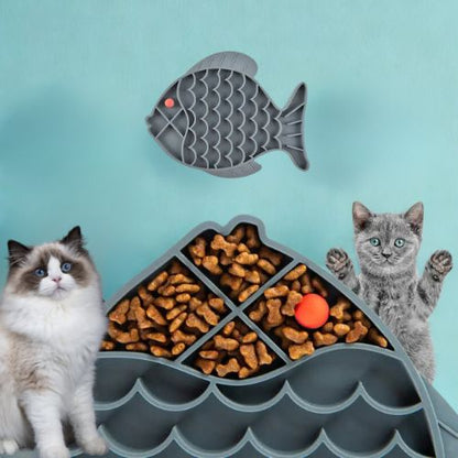 TAPIS DE LECHAGE CHAT | POISSON - Leschamour
