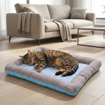 TAPIS FRAIS POUR CHAT | AUTO-REFROIDISSANT - Leschamour