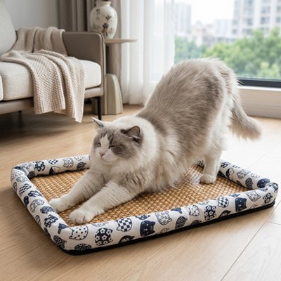TAPIS RAFRAICHISSANT POUR CHAT | CONFORT ESTIVAL - Leschamour