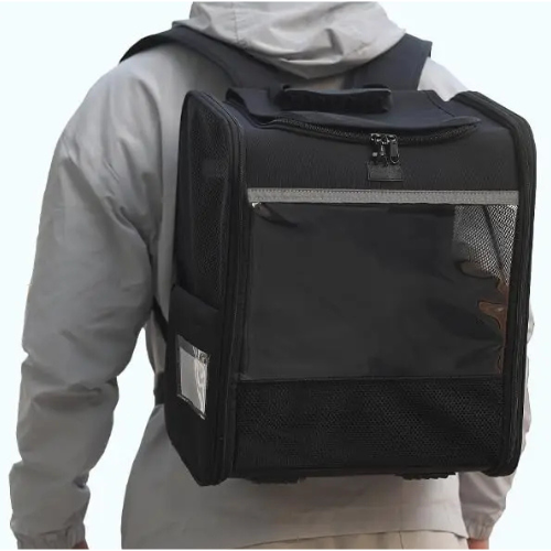 transport chat sac a dos 10 kg noir