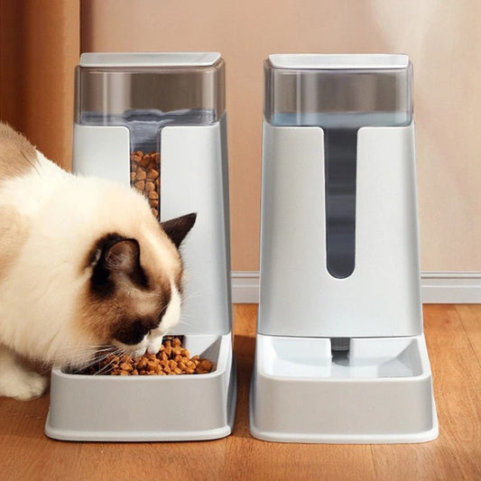 DISTRIBUTEUR CROQUETTE ET EAU CHAT / FEEDYCAT™ - Leschamour