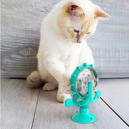 DISTRIBUTEUR DE CROQUETTES POUR CHAT - WHEELCAT™ - Leschamour